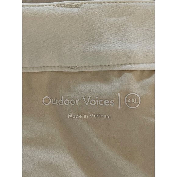 NWT Outdoor Voices RecTrek Zip-Off Pants in Bone Color - Picture 11 of 16